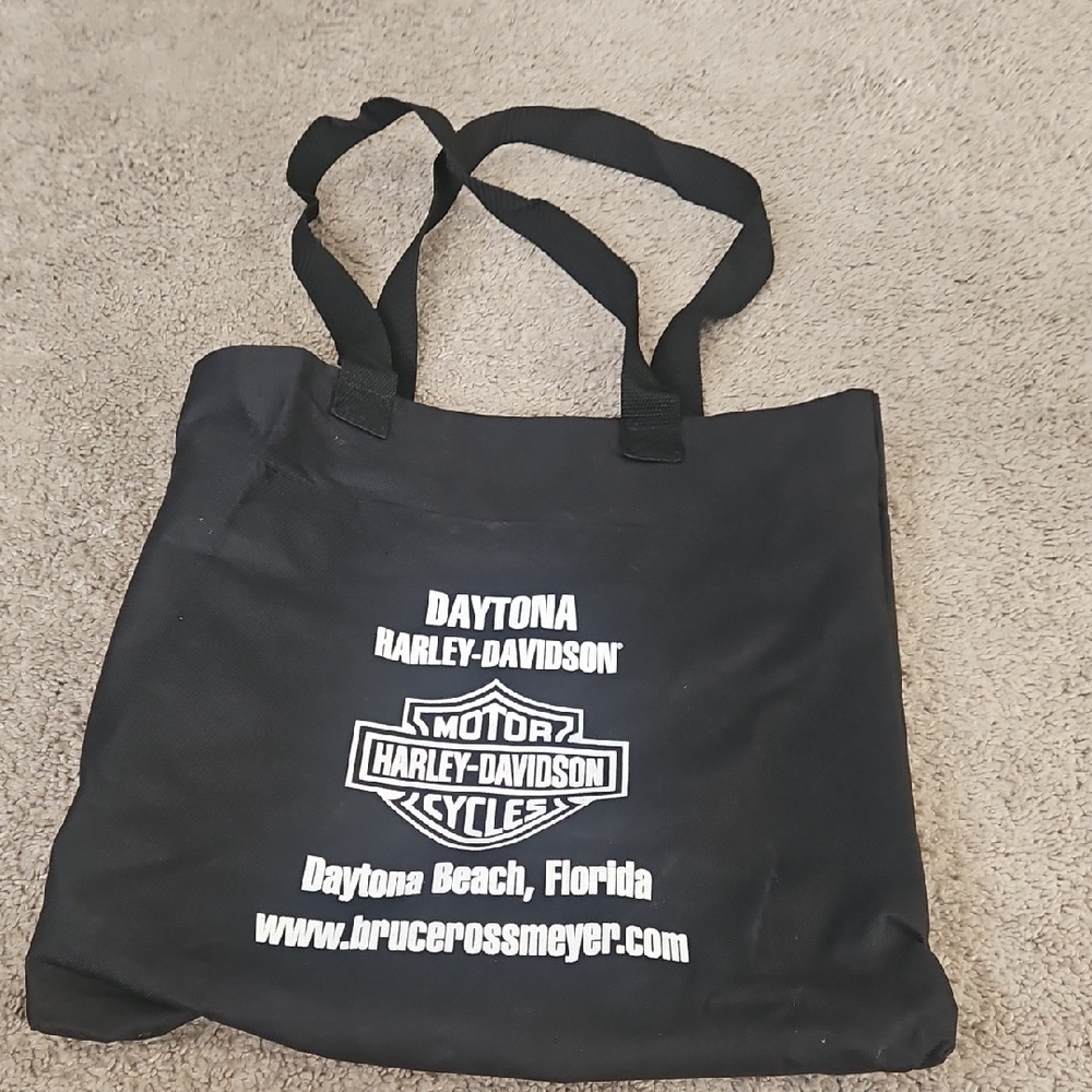 Harley-Davidson Black Daytona Tote Bag
